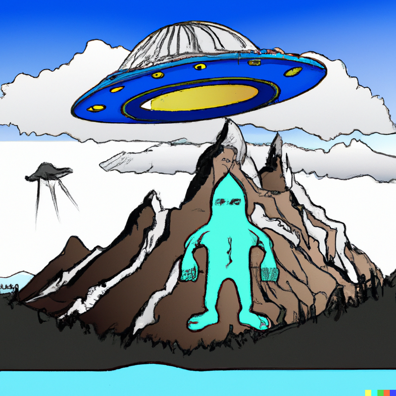 Blue Squatch Abduction — Collection