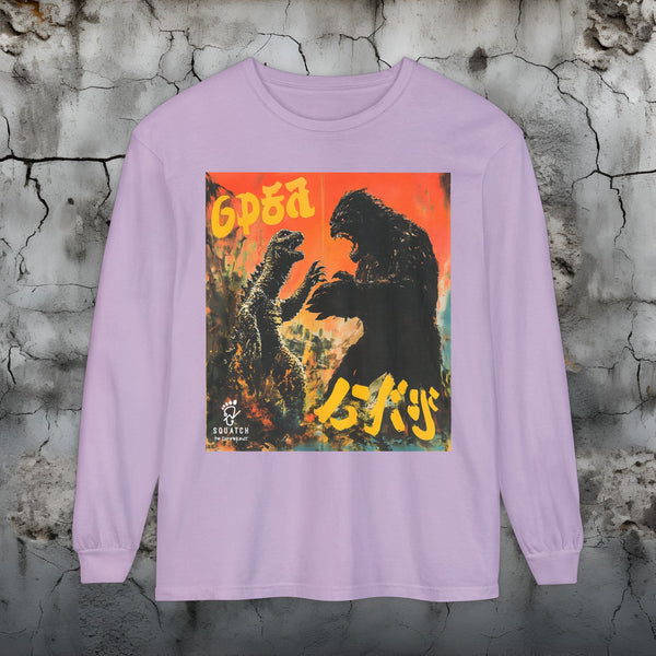 Godzilla vs. King Kong Vintage Long Sleeve T-Shirt