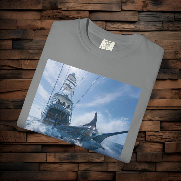 Deep Blue -Graphic T-Shirt — Ocean Sailfish Crew Tee
