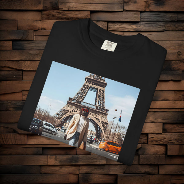 Eiffel Tower Street Photo T-Shirt — Eiffel Tower Travel Graphic Tee